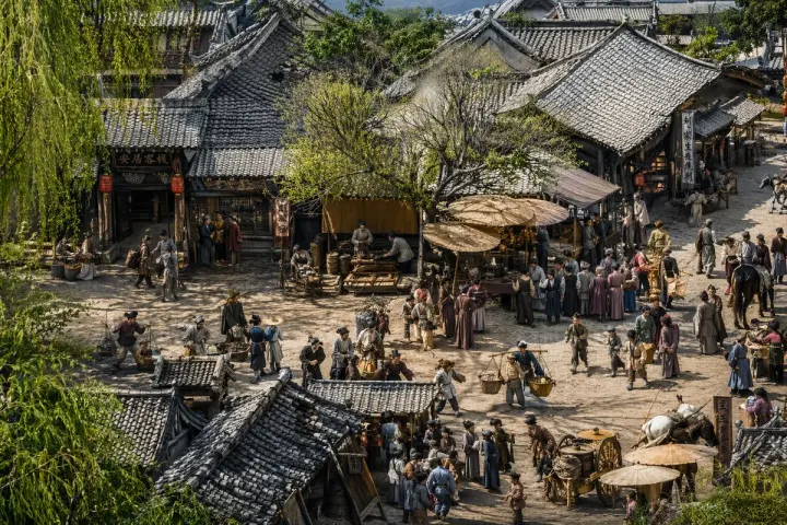 写实的中国古代街景 generated from a GPT Image 2 prompt