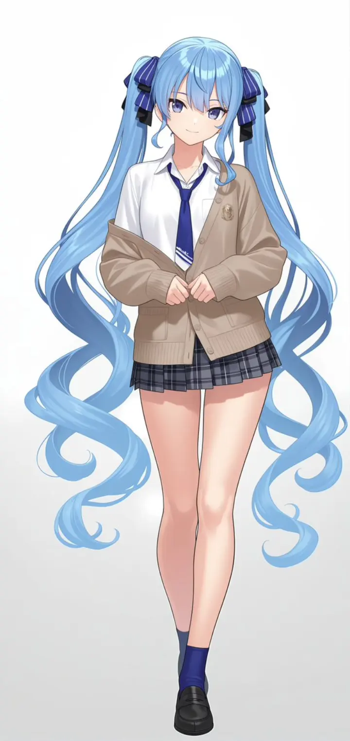 动漫女学生全身肖像 generated from a GPT Image 2 prompt