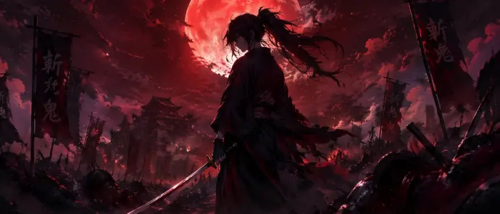 暗黑奇幻武士战场 generated from a GPT Image 2 prompt