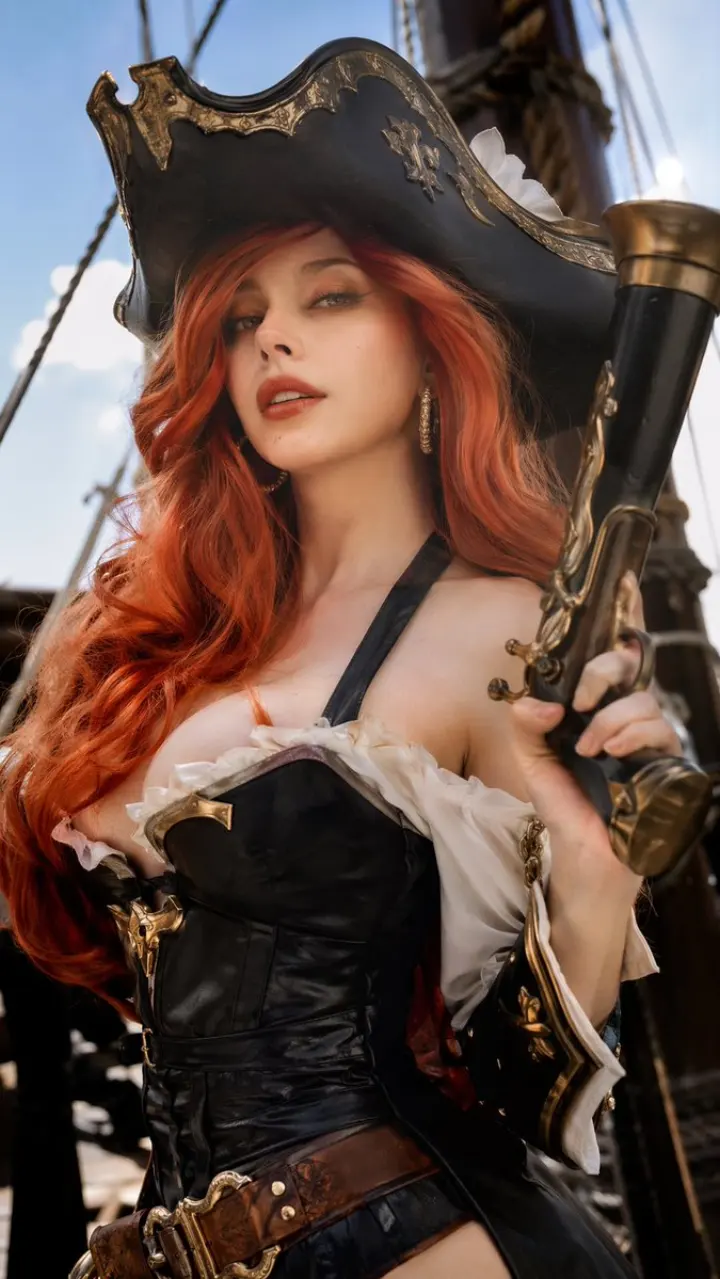 写实海盗 Cosplay 肖像 generated from a GPT Image 2 prompt