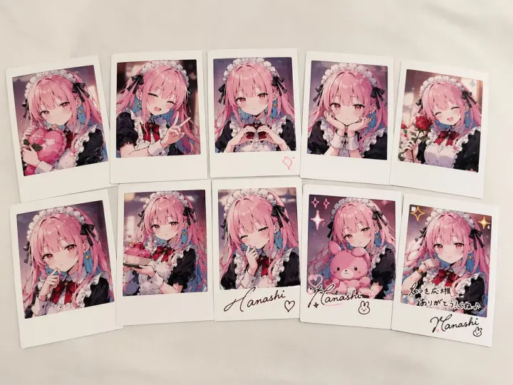 Idol Maid Polaroid Collection generated from a GPT Image 2 prompt