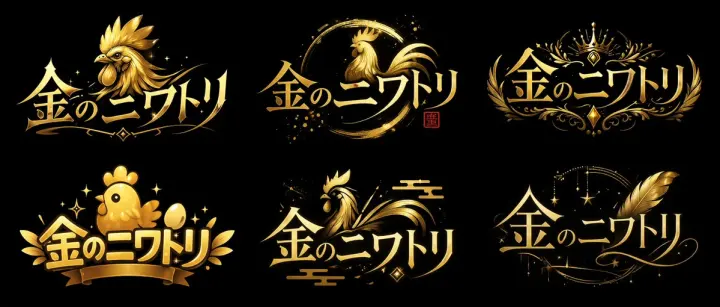 VTuber Logo 概念网格 generated from a GPT Image 2 prompt