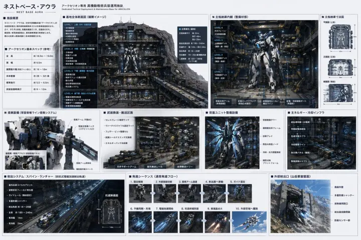 Mecha Base 技术规格表 generated from a GPT Image 2 prompt