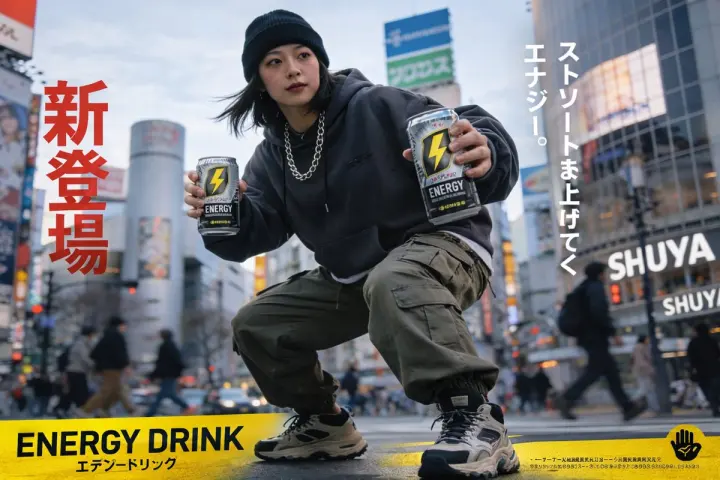 Urban Energy Drink 广告海报 generated from a GPT Image 2 prompt