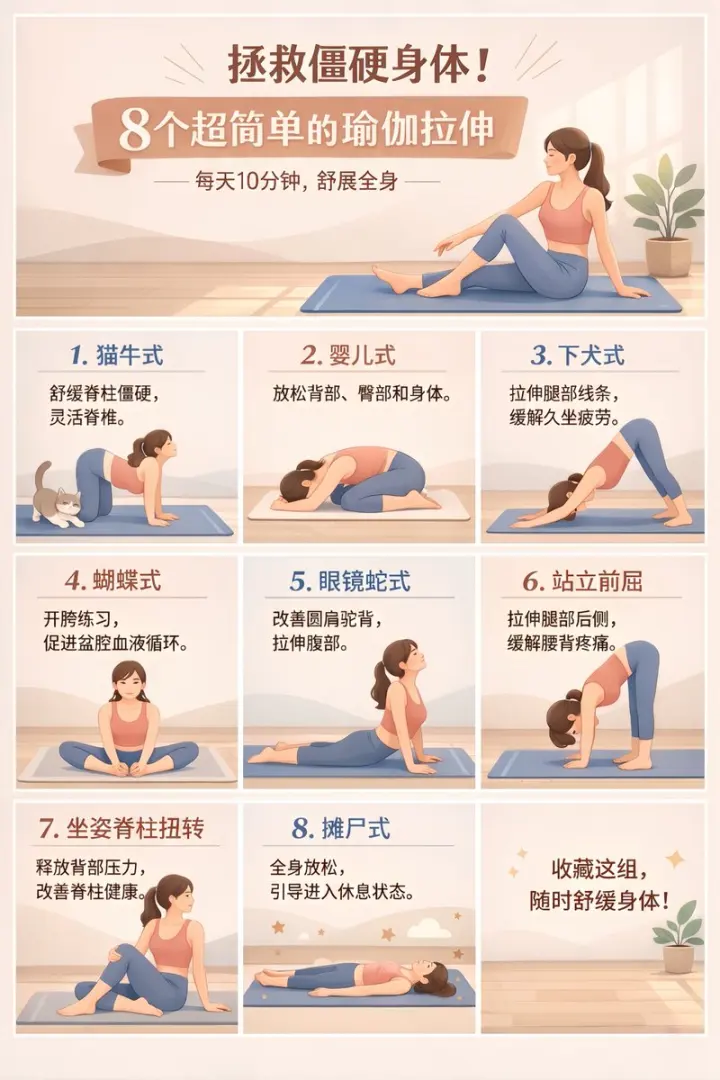 9-Panel Yoga Infographic Poster generated from a GPT Image 2 prompt