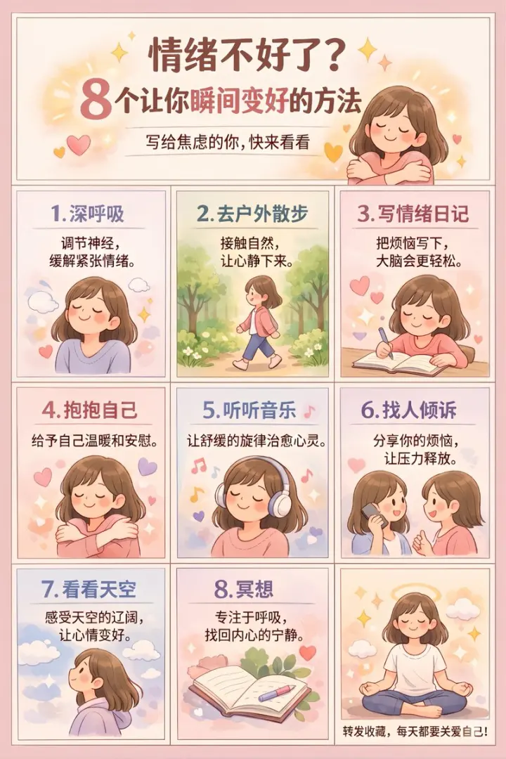 9-Panel Self-Care Infographic Grid generated from a GPT Image 2 prompt
