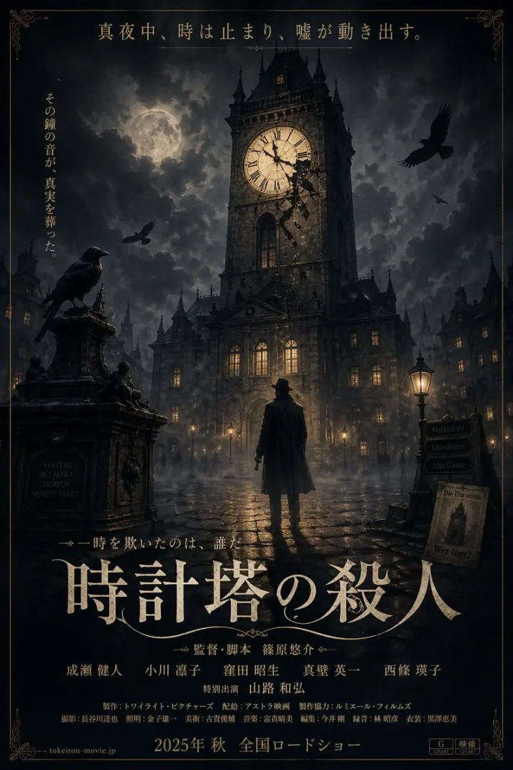 Gothic Mystery Movie Poster generated from a GPT Image 2 prompt