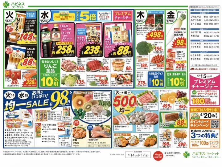 Japanese Supermarket Promotional Flyer generated from a GPT Image 2 prompt