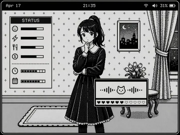 复古像素风 UI 样机 generated from a GPT Image 2 prompt