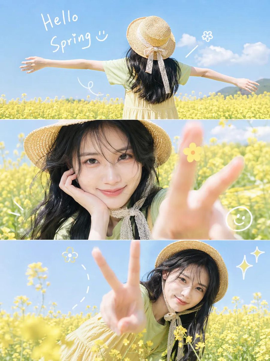 Bright playful spring aesthetic photo GPT Image 2 document prompt example