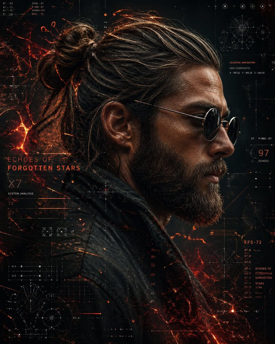 Cinematic side-profile portrait rugged man GPT Image 2 prompt example