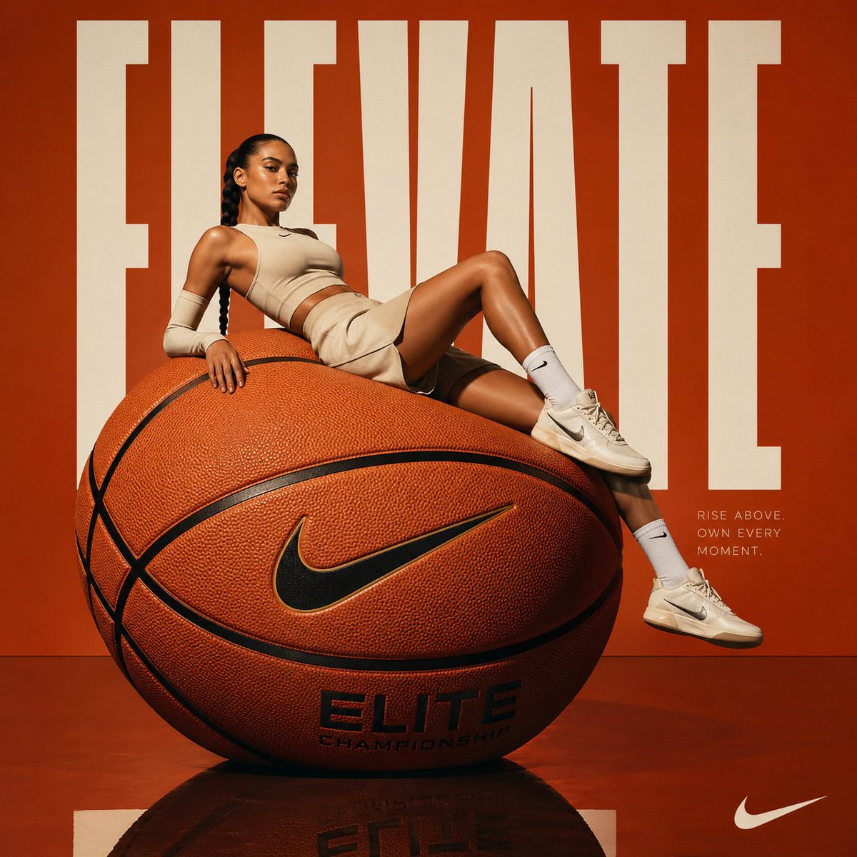 Avant-garde sports fashion advertisement oversized GPT Image 2 poster design prompt example