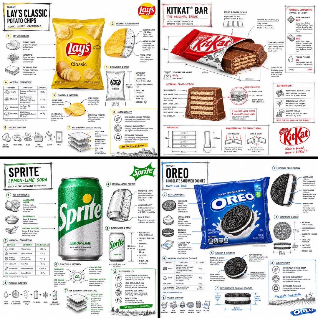 Simply replace SNACK BRAND COLOR GPT Image 2 poster design prompt example