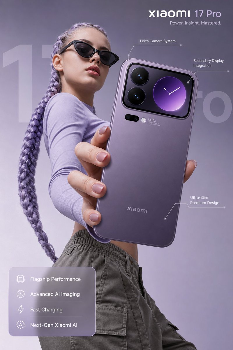 Ultra-realistic premium smartphone advertisement confident GPT Image 2 poster design prompt example