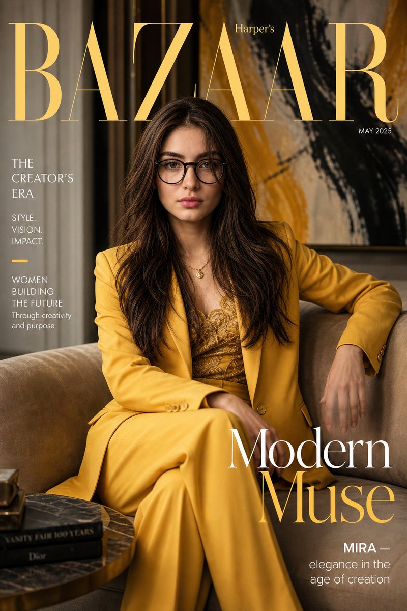 Harper Bazaar magazine cover same GPT Image 2 image prompt example