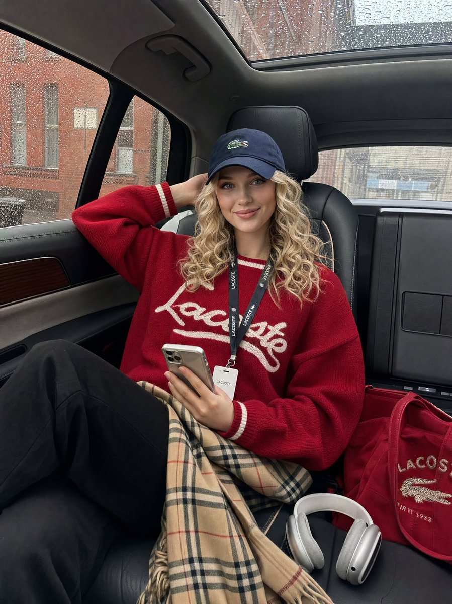 Young woman seated luxury SUV GPT Image 2 document prompt example