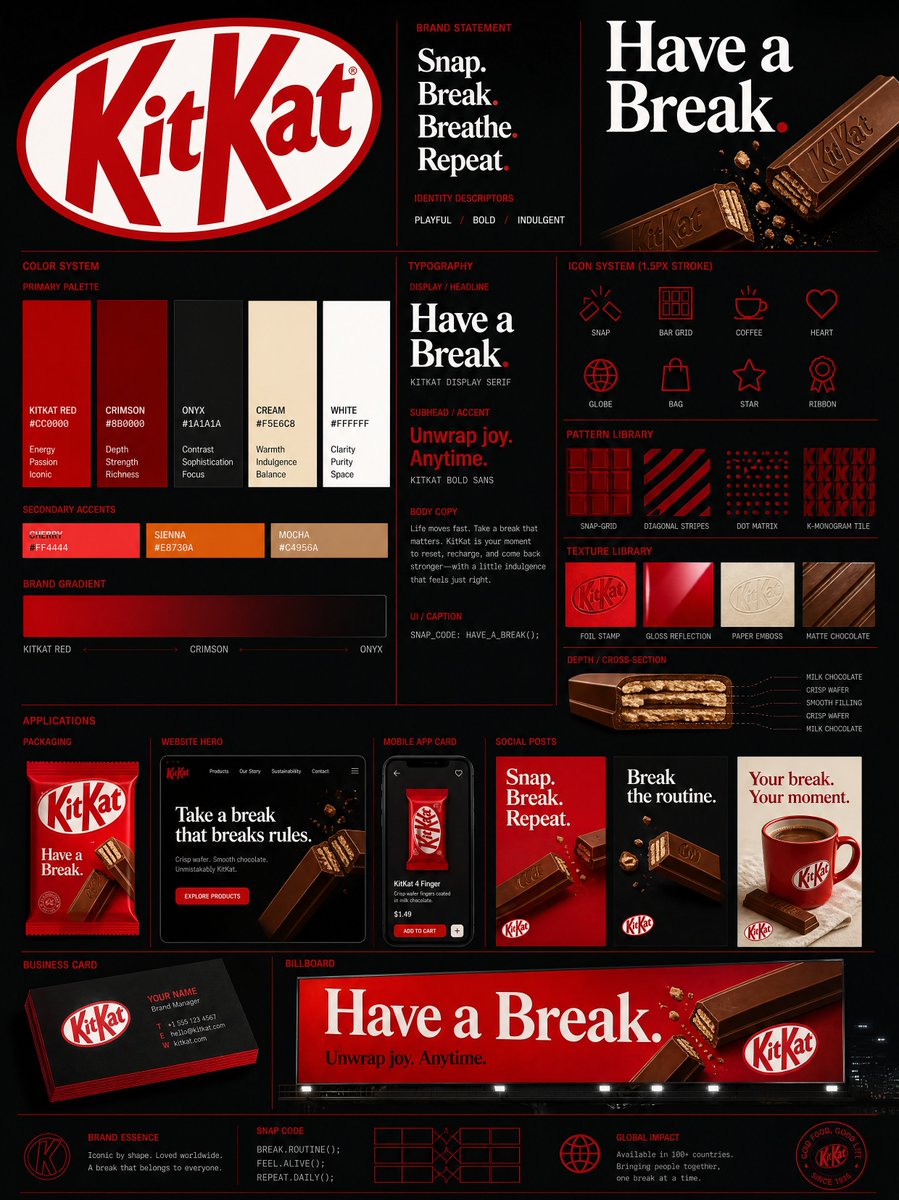 Premium brand identity system poster GPT Image 2 poster design prompt example