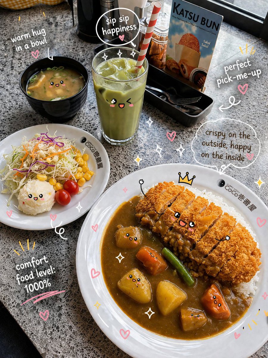 Playful kawaii cafe aesthetic subtle GPT Image 2 document prompt example