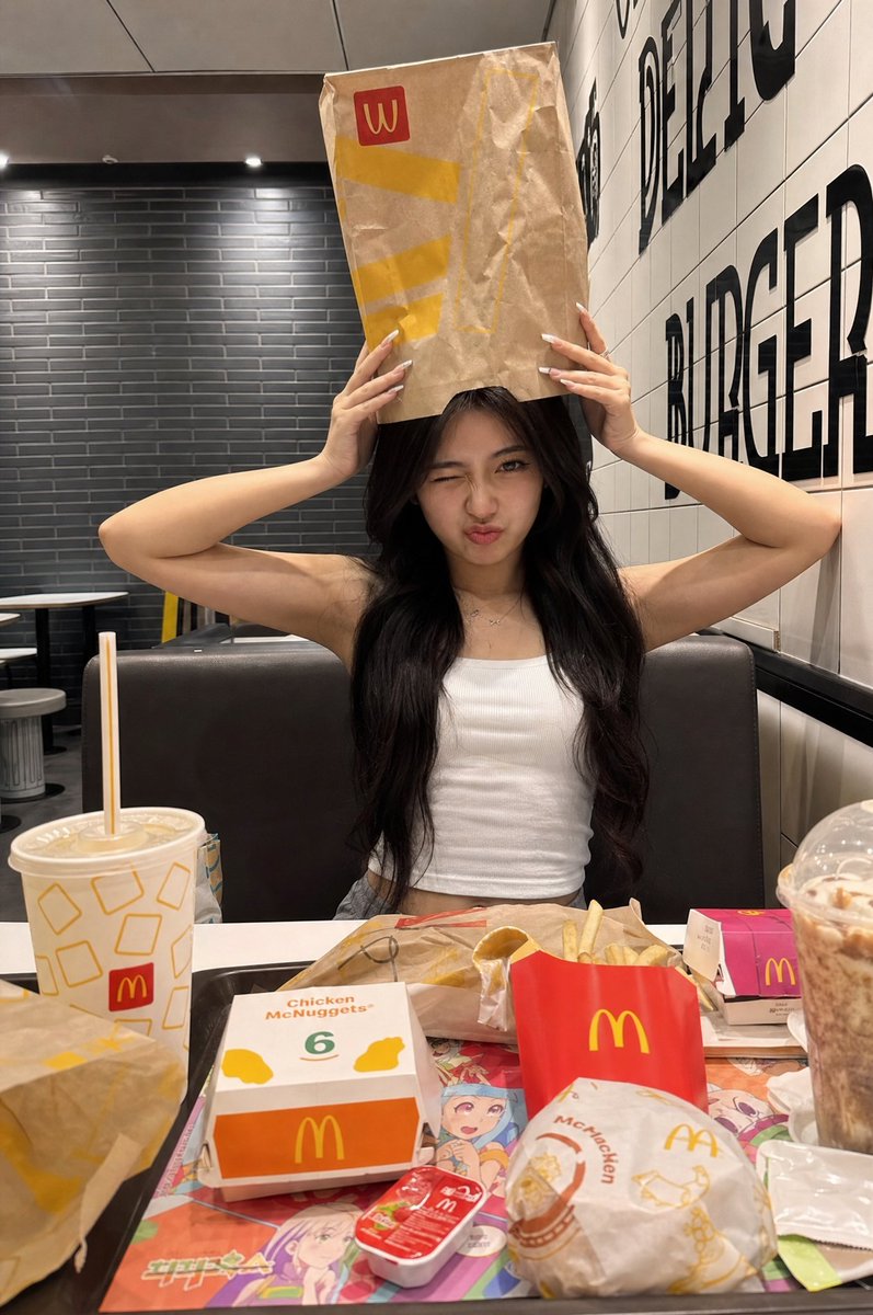 LUltra-realistic iPhone fast-food restaurant photo GPT Image 2 portrait prompt example