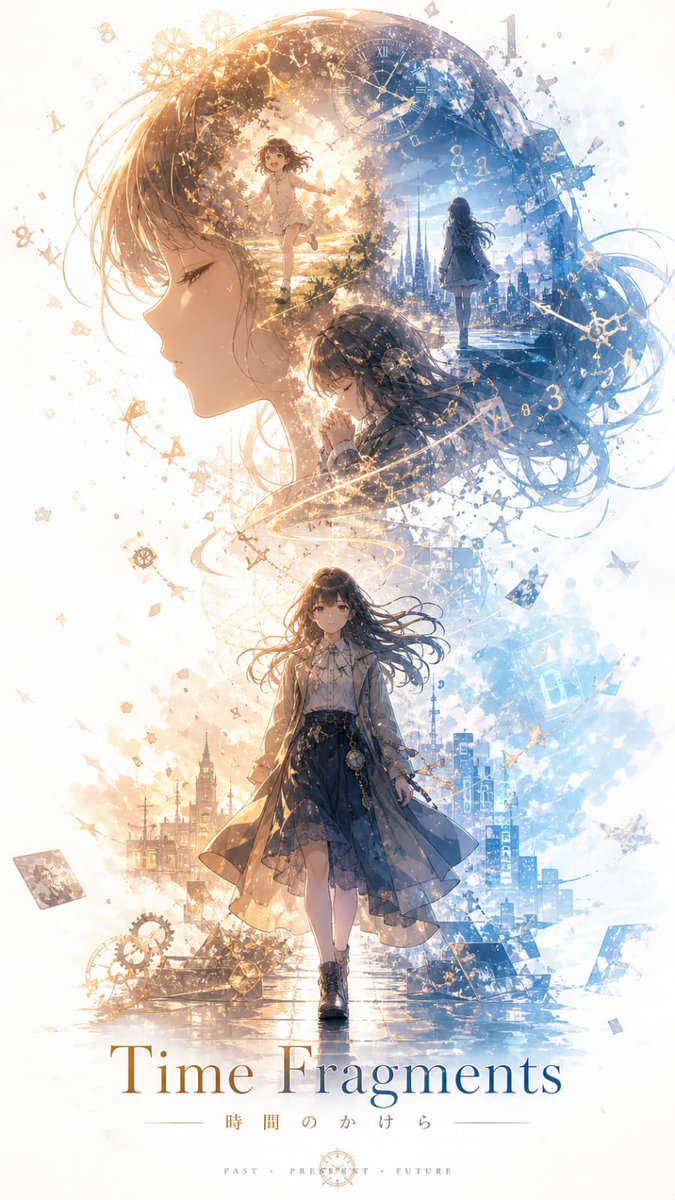 Cinematic anime-style character promotional poster GPT Image 2 concept art prompt example