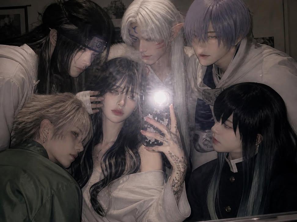 Holding phone flash taking mirror GPT Image 2 concept art prompt example