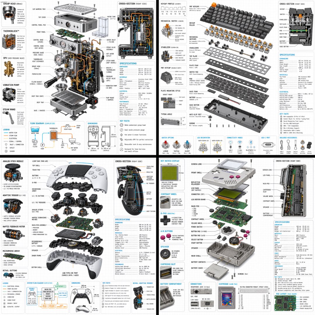Ultra-detailed technical infographic poster OBJECT GPT Image 2 poster design prompt example