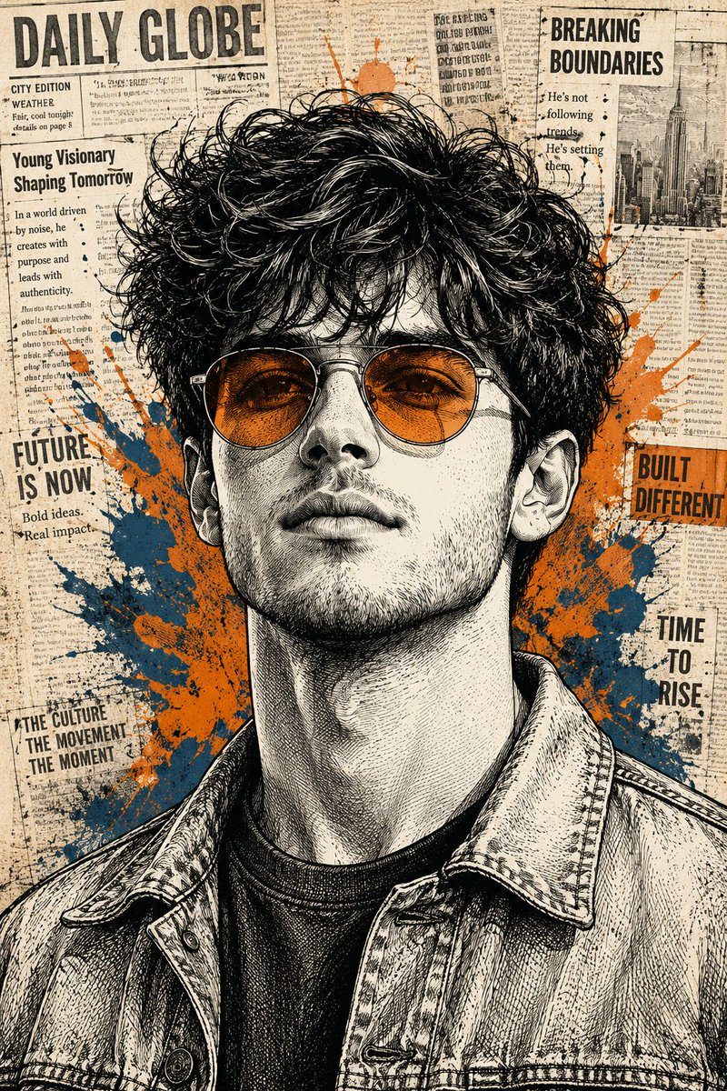 Ultra-detailed ink sketch style portrait GPT Image 2 poster design prompt example
