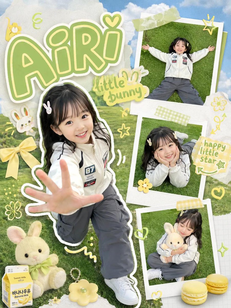 Kawaii scrapbook-style children photography poster GPT Image 2 poster design prompt example