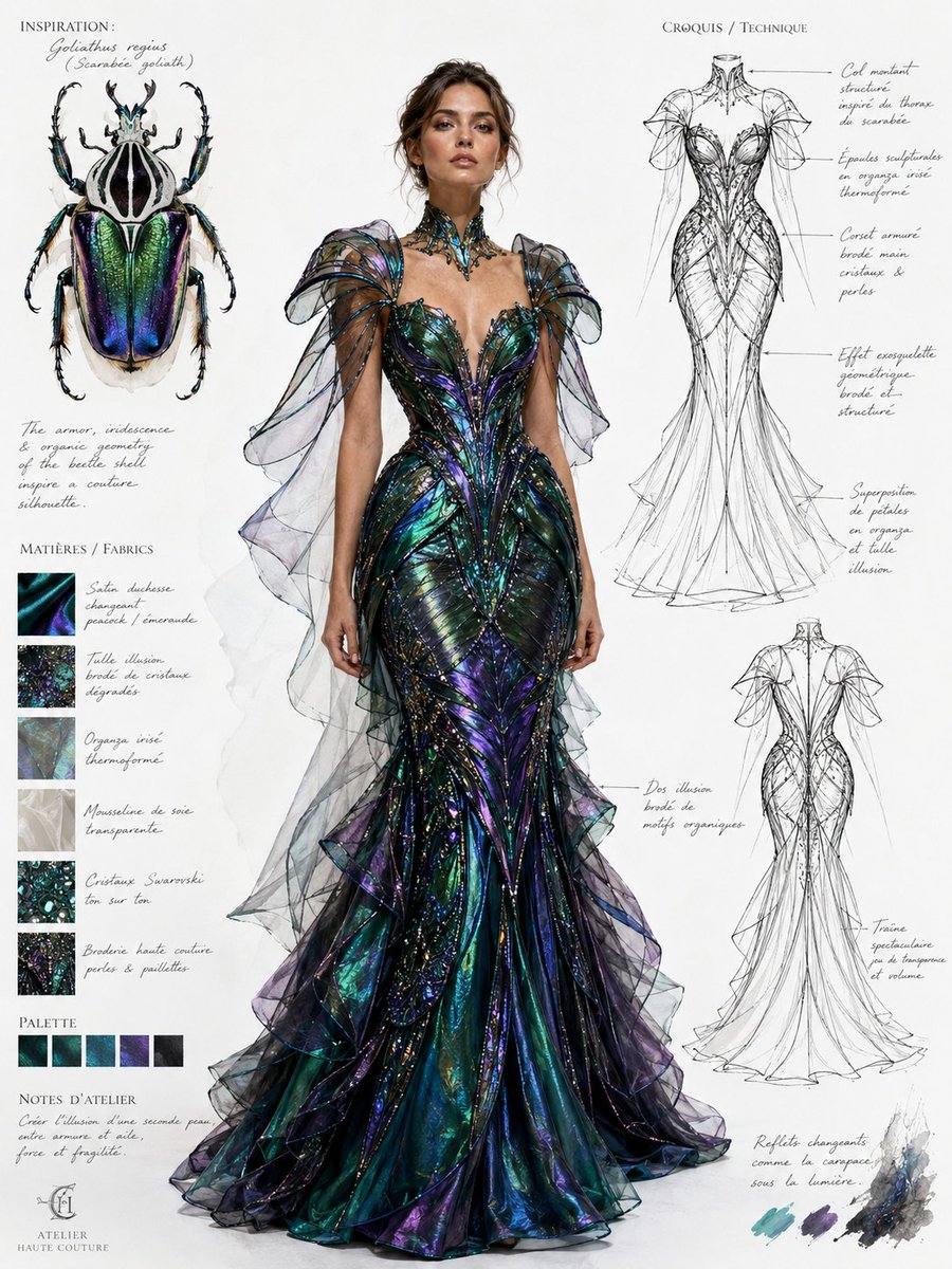 Ultra-luxury haute couture fashion design GPT Image 2 document prompt example