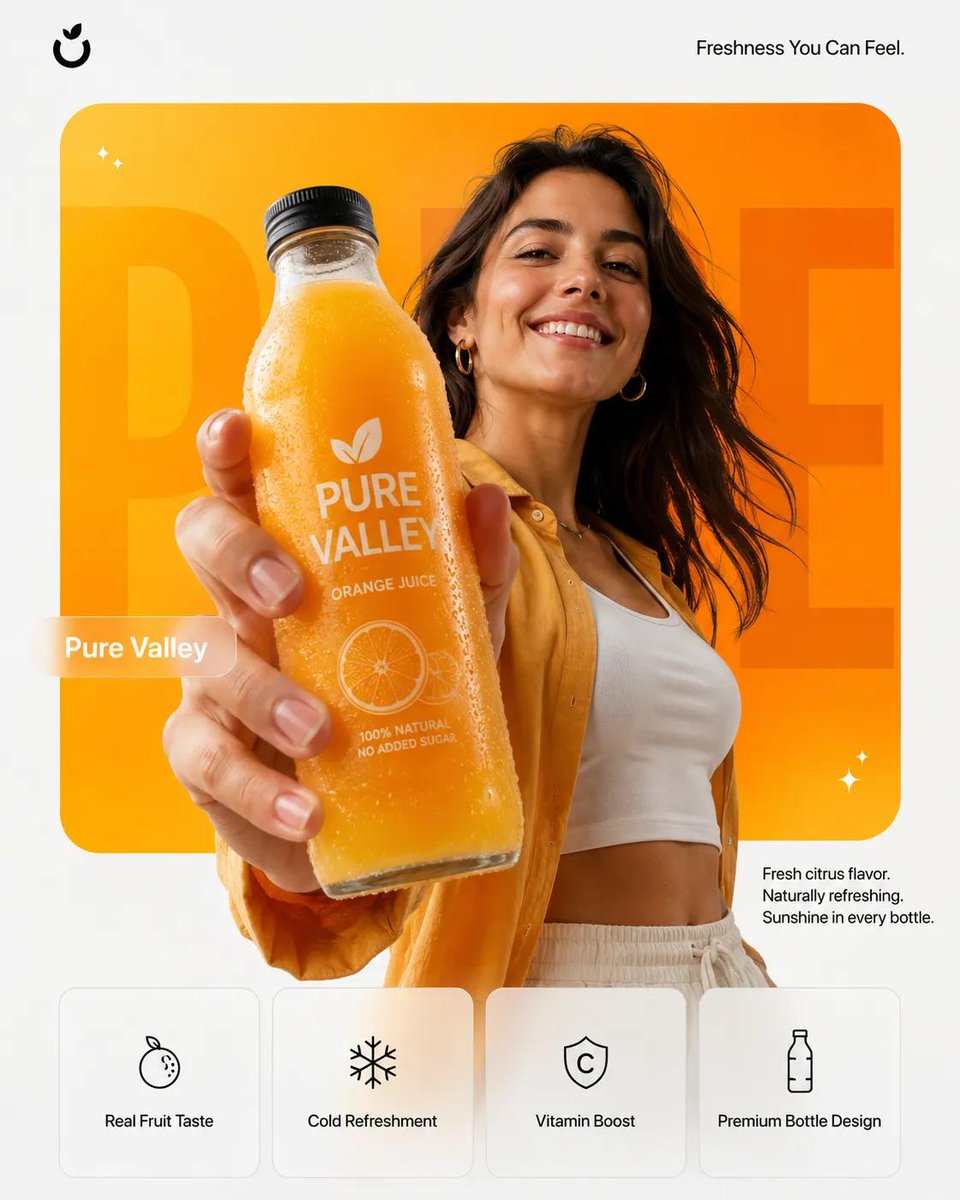 Photorealistic premium product campaign poster GPT Image 2 poster design prompt example