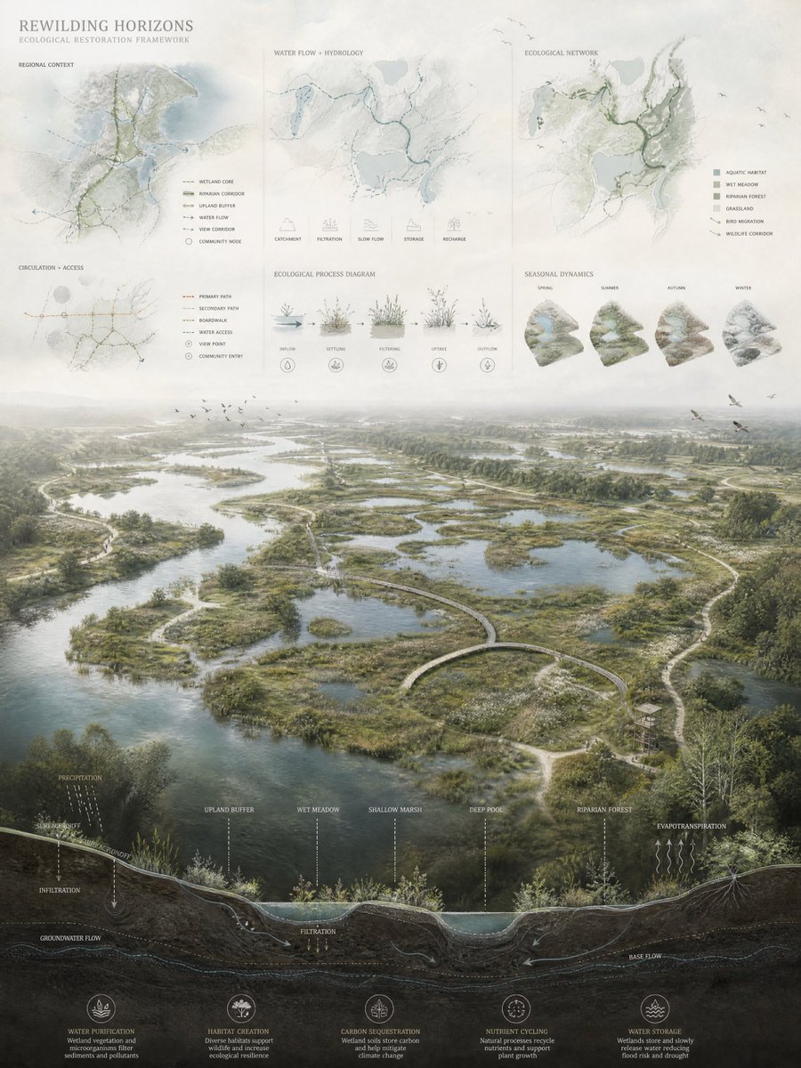 Competition-level vertical architectural presentation board GPT Image 2 poster design prompt example