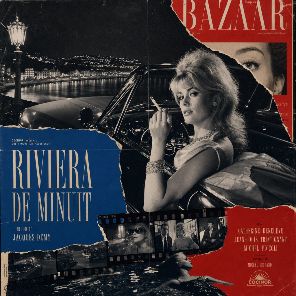 Luxury 1960s Riviera thriller poster GPT Image 2 poster design prompt example