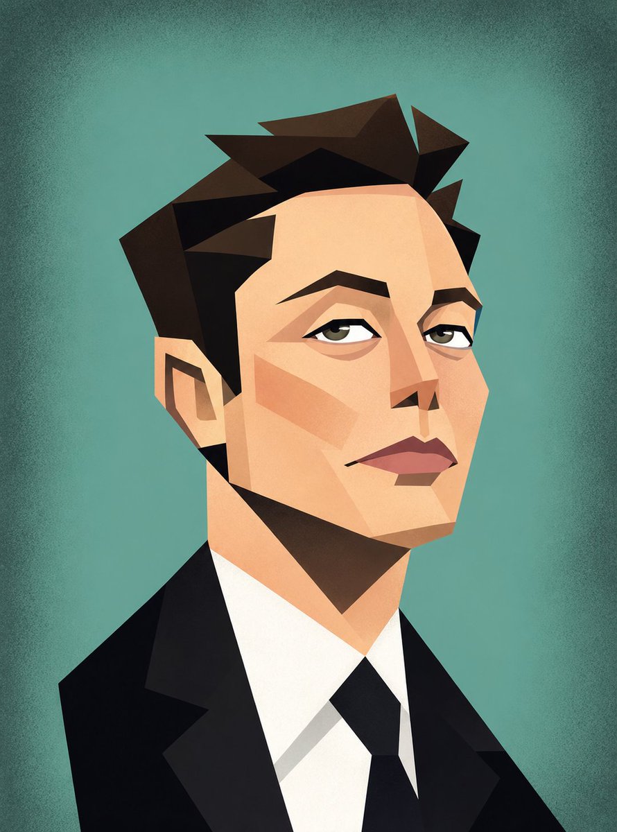 Funny geometric cubist-style vector caricature GPT Image 2 poster design prompt example