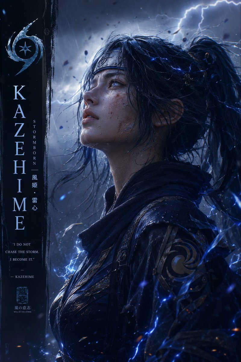 Ultra-cinematic anime character poster inspired GPT Image 2 poster design prompt example