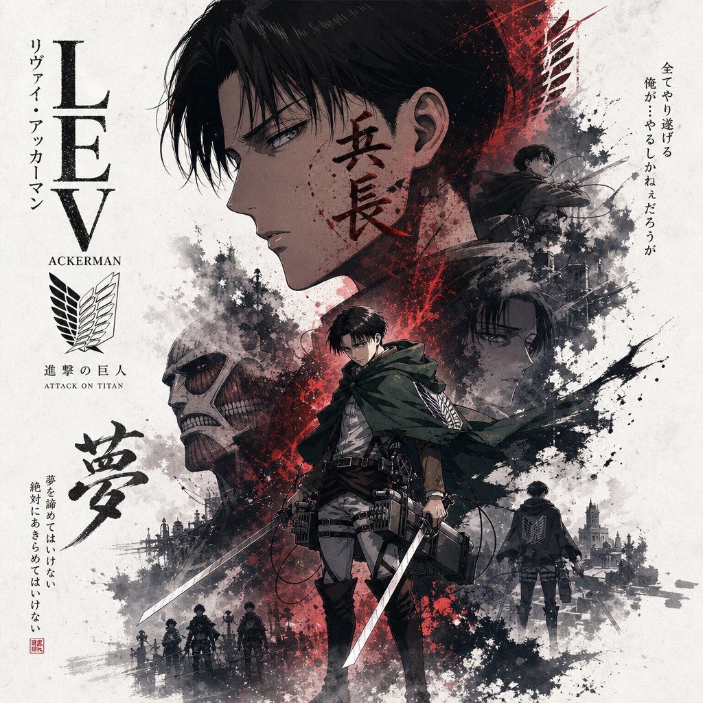 Type title Attack Titan subject GPT Image 2 poster design prompt example