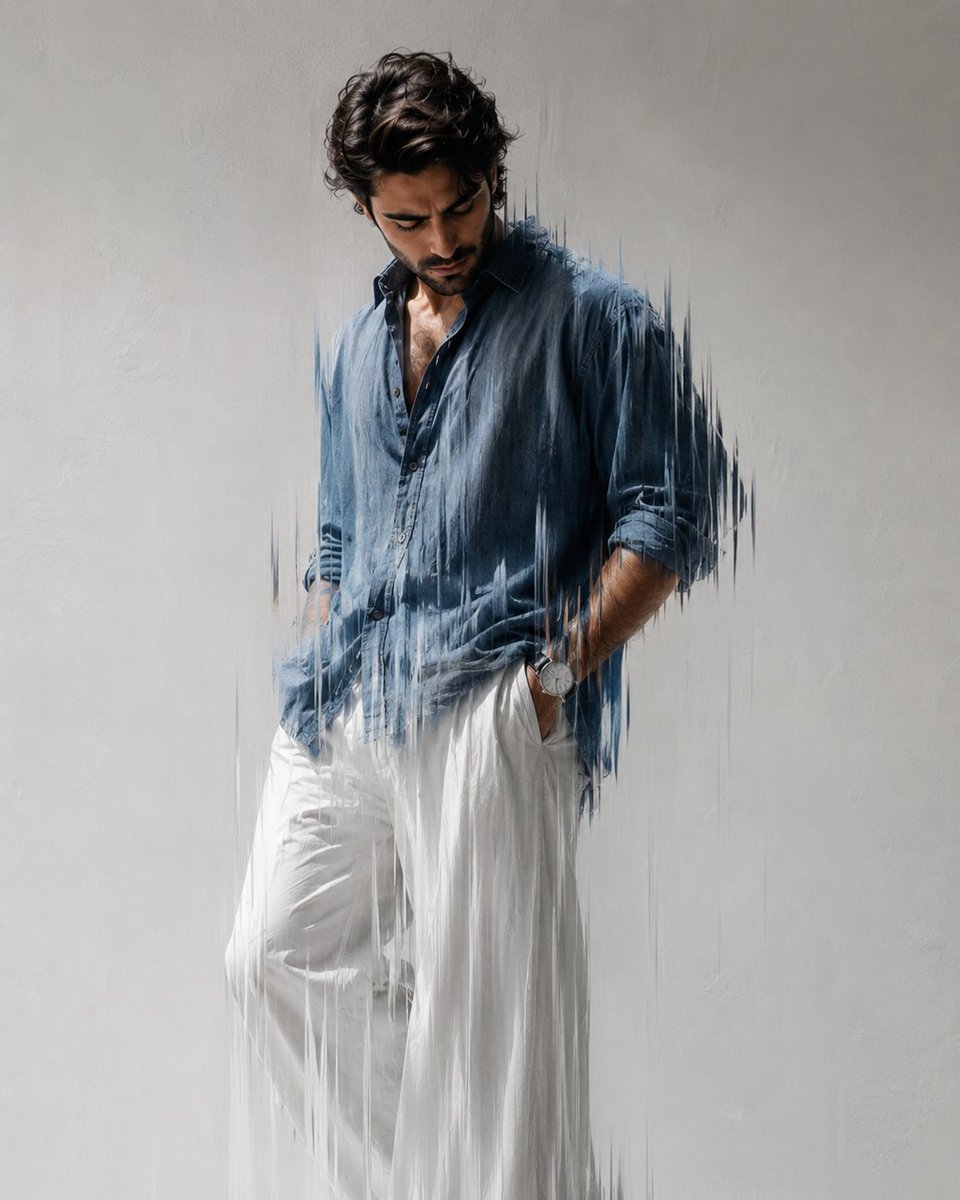 Stylish young man standing dynamic GPT Image 2 image prompt example